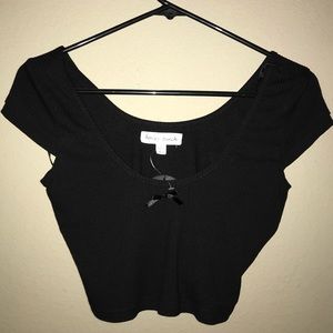 🆕 Honey Punch Black Crop Top Small